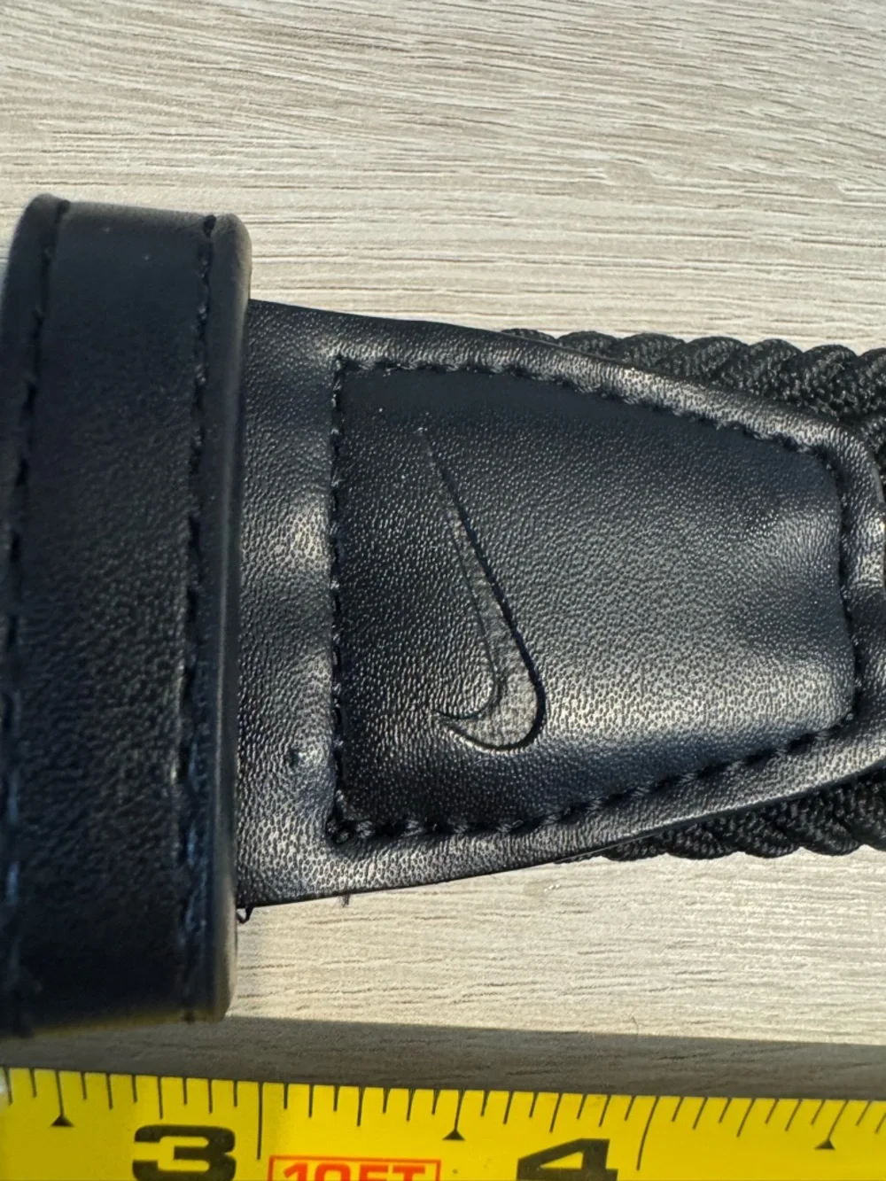 Nike Men’s Black Woven Stretch Belt